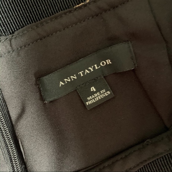 Ann Taylor Rose Gold Leopard Print Pencil Skirt - Picture 6 of 10